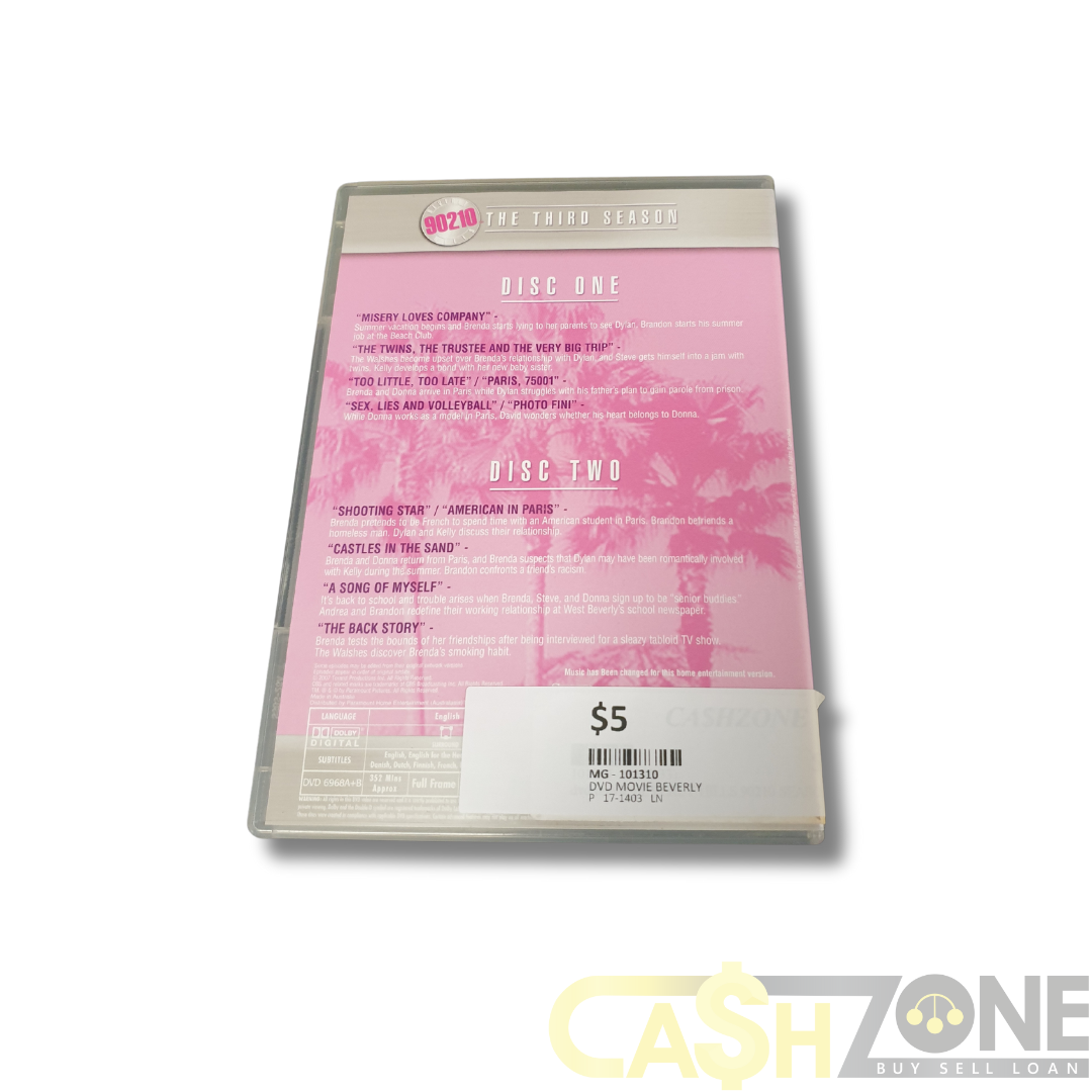 Beverly Hills 90210 Season 3 Discs 1&2 DVD TV Series