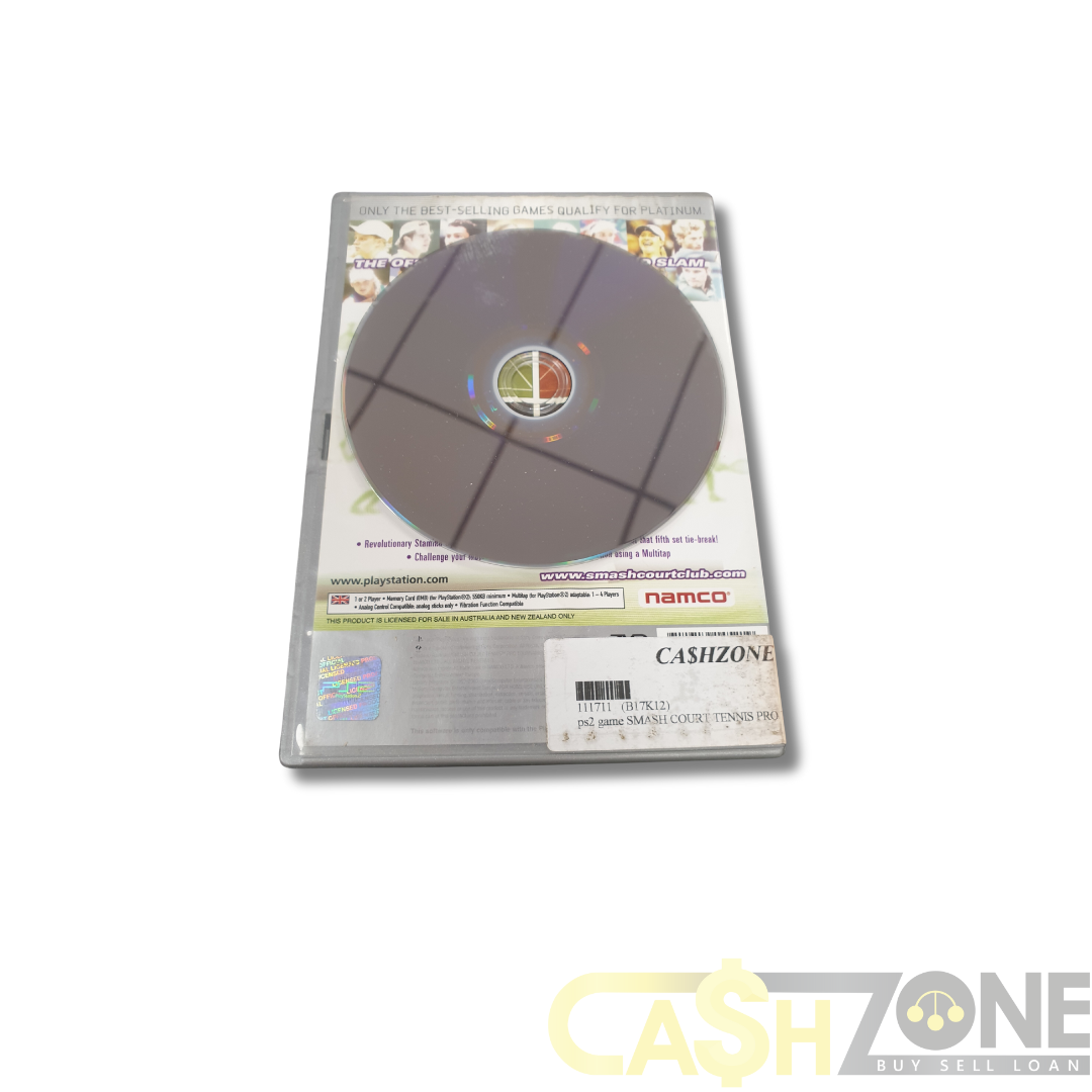Smash Court Tennis Pro Tournament 2 PS2 Game