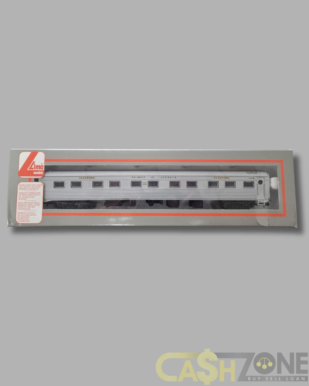 Lima Models Model Train Aust Sleeper HO Scale Carriage Grey