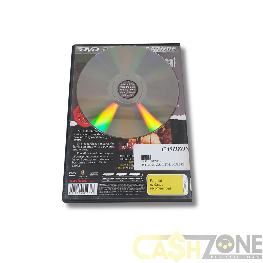 Rehearsal For Murder/Power Passion Murder DVD Movie