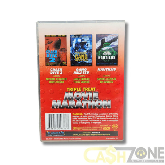 Triple Threat Movie Marathon DVD