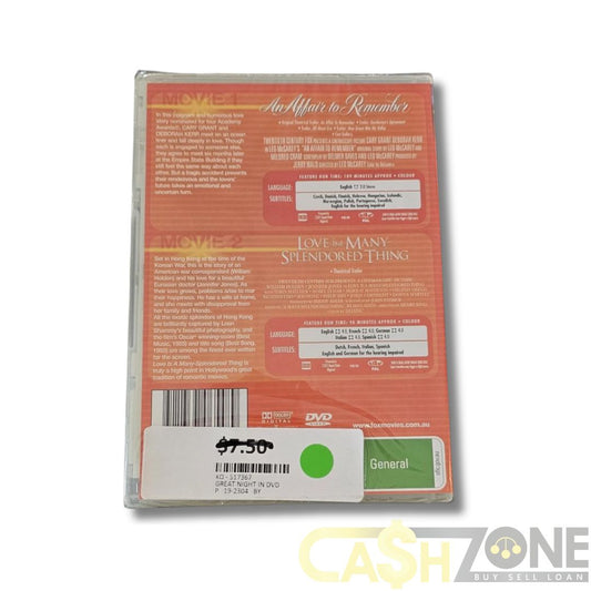 Affair to Remember & Love Many‑Splendored Thing Double DVD