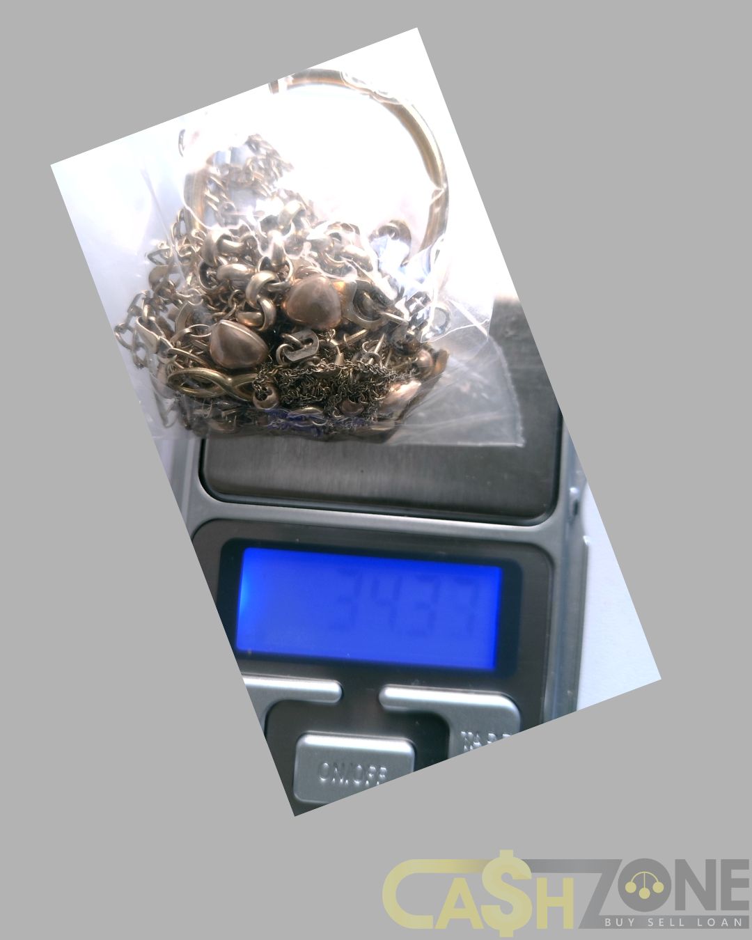Misc. Silver, Copper Gold Plated Scrap 34Grams