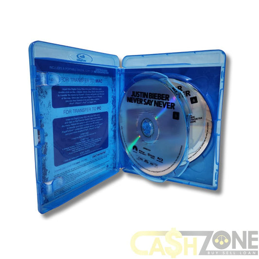 Justin Bieber Never Say Never Blu-Ray + DVD