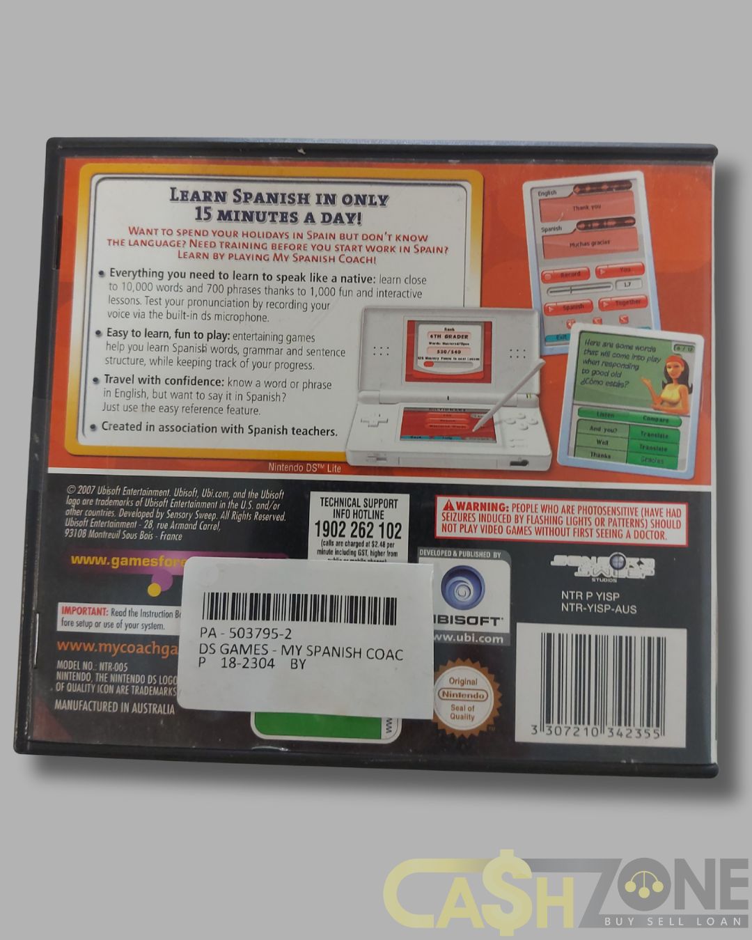 My Spanish Coach Level 1 Nintendo DS Game