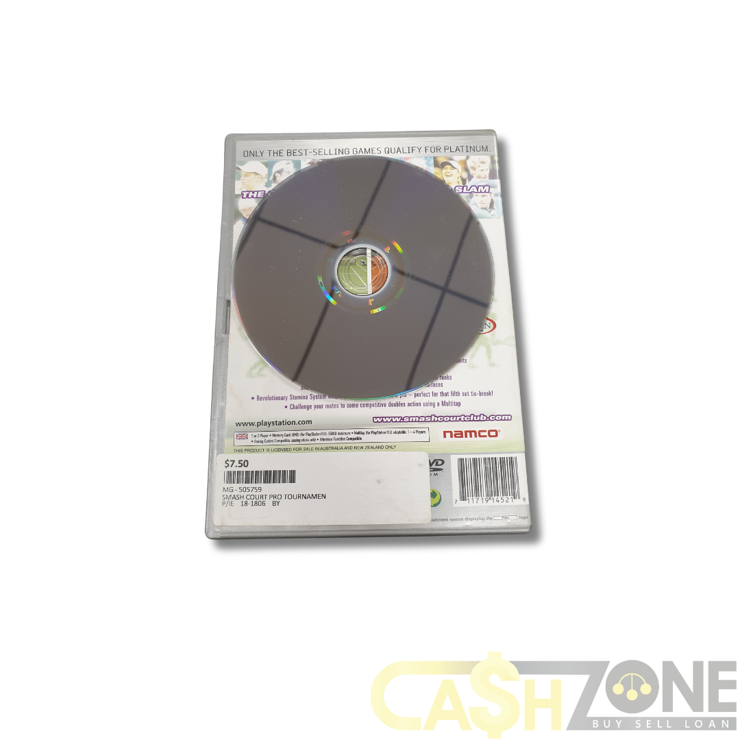 Smash Court Tennis Pro Tournament 2 PS2 Game