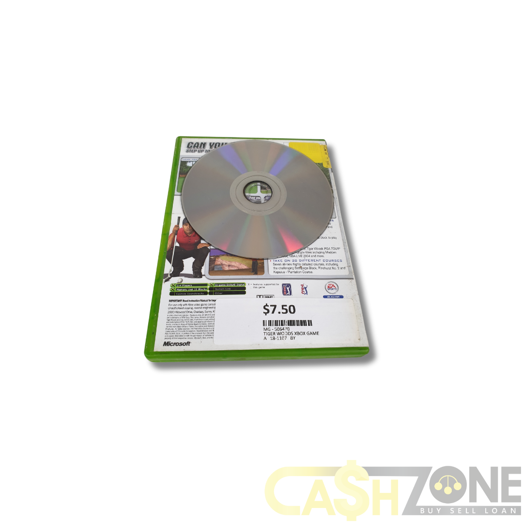 Tiger Woods PGA Tour 2004 Xbox Game PAL
