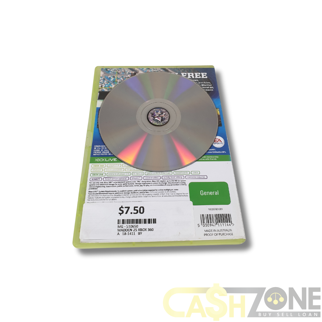 Madden 25 Xbox 360 PAL