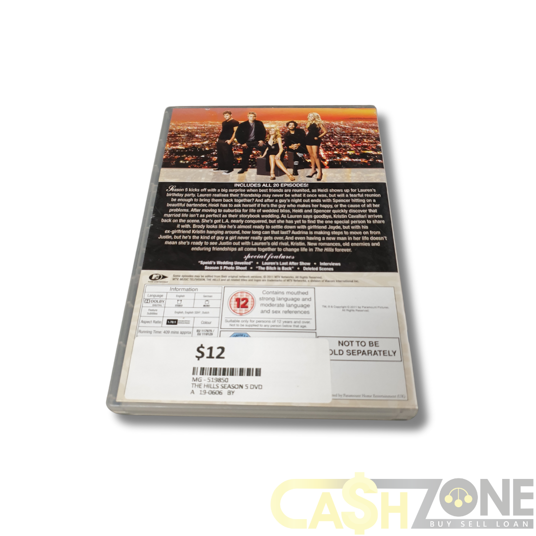 The Hills Complete Fifth Season DVD TV Series