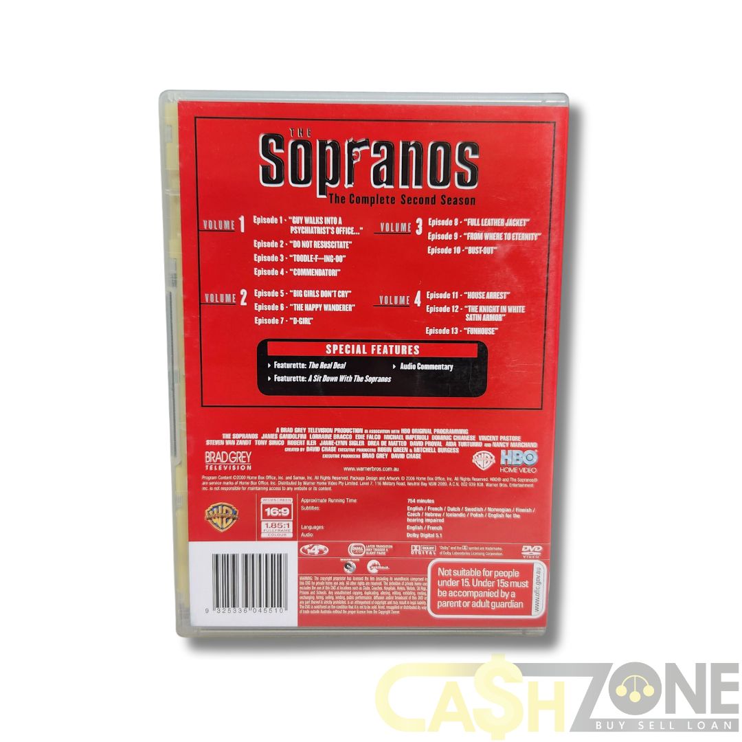 The Sopranos Complete Second Season DVD TV Series
