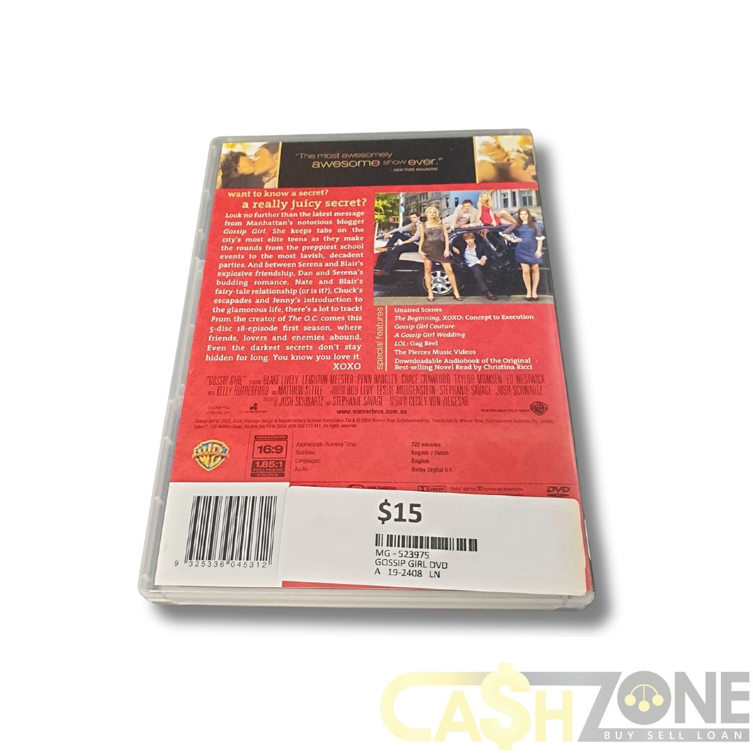 Gossip Girl First Season DVD TV Series