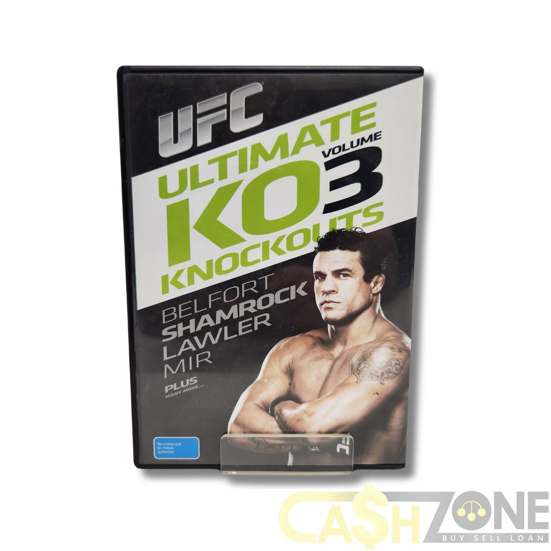 UFC Ultimate Knockouts Volumes 1,2&3 DVD Movie