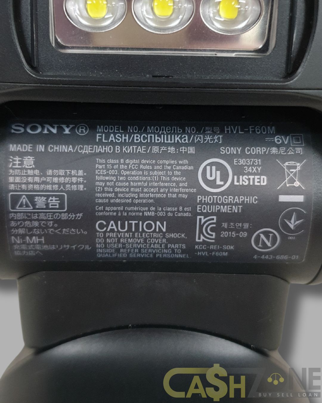 Sony HVL-F60M External Camera Flash