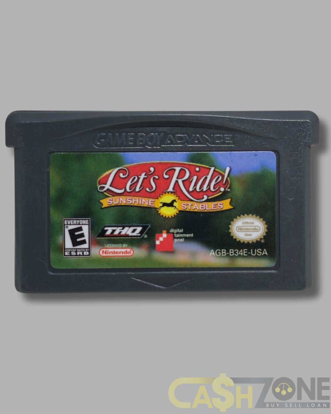 Let's Ride! Sunshine Stables Game Boy Advance Game
