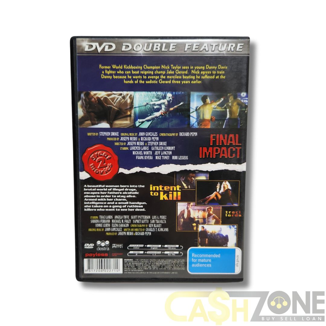 Final Impact / Intent To Kill Double Feature DVD