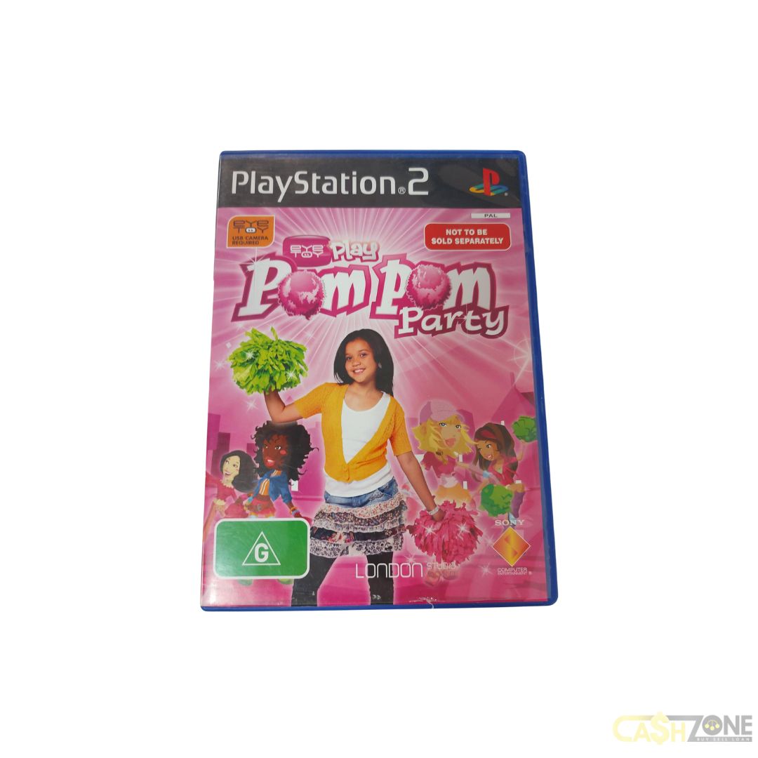 Eye Toy Play Pom Pom Party PS2 Game