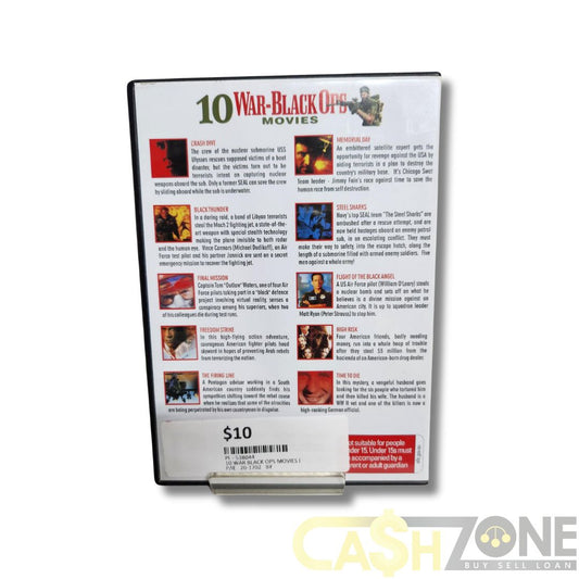 10 War-Black Ops DVD Movie Pack