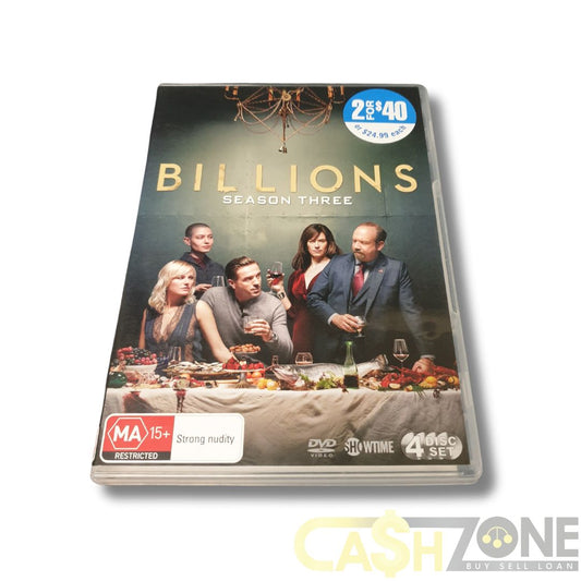 Billions Season Three DVD TV Series
