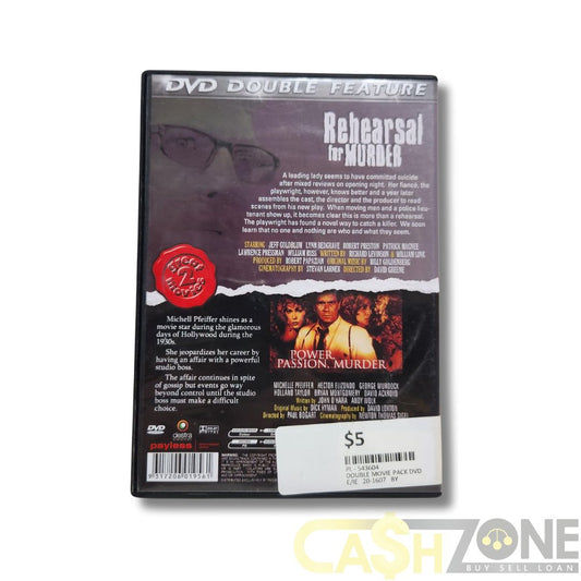 Rehearsal for Murder / Power Passion Murder DVD Movie 2-Pack