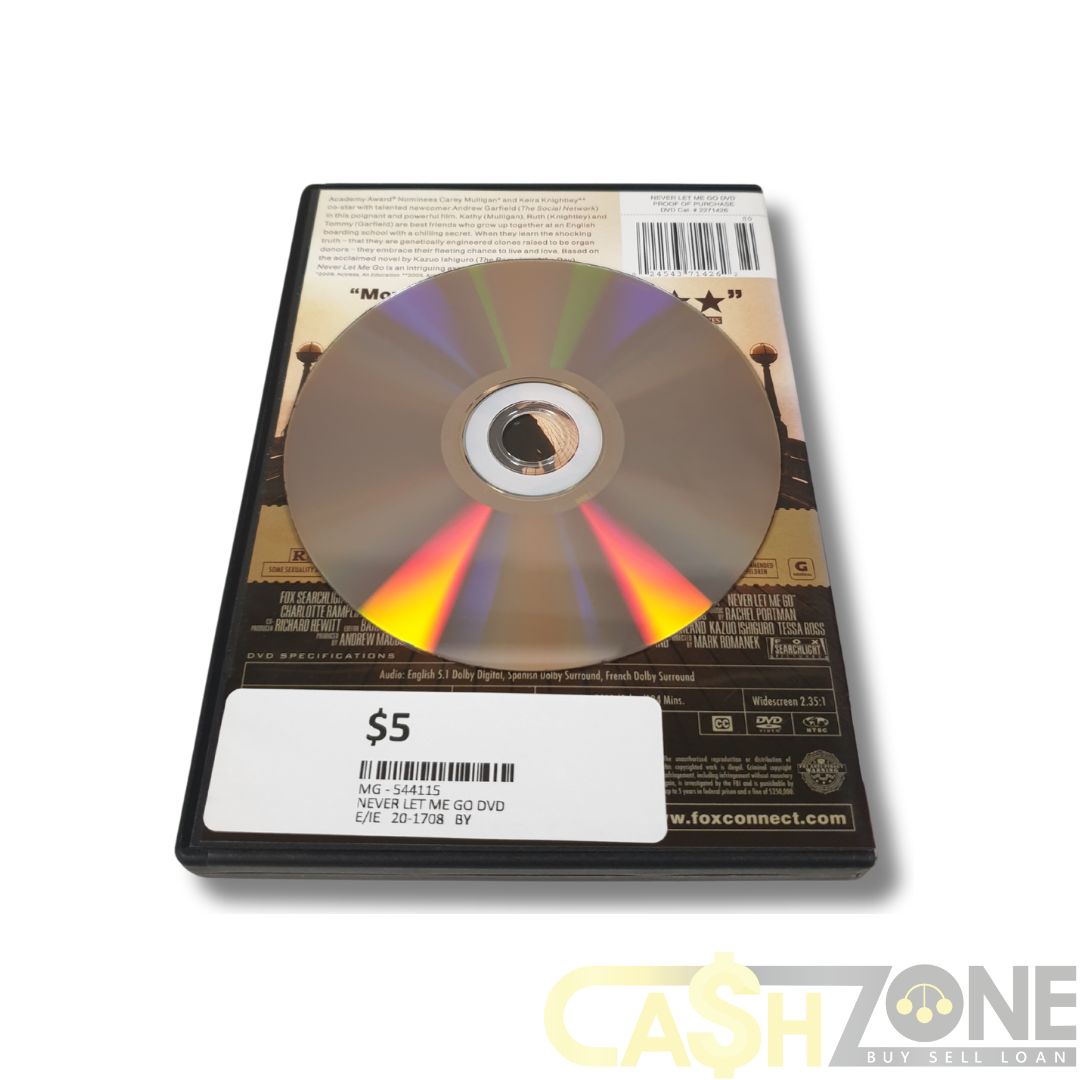 Never Let Me Go DVD Movie