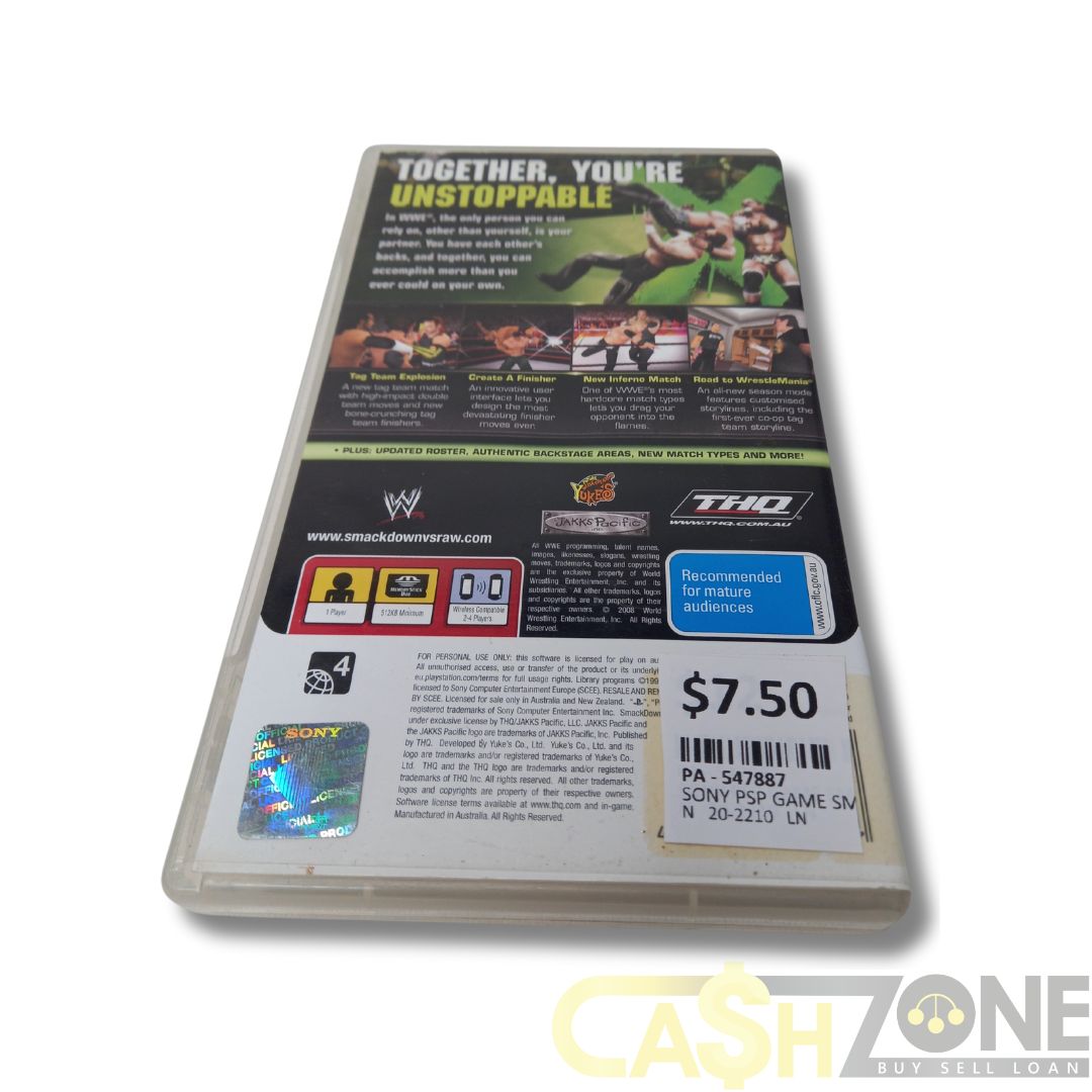 WWE Smackdown VS Raw 2009 PSP Game