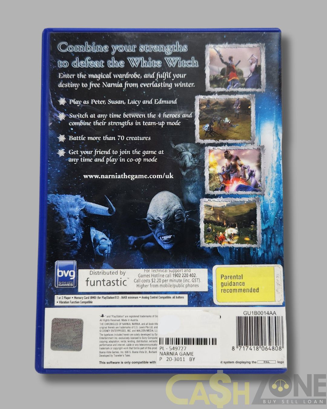 The Chronicles Of Narnia: The Lion, The Witch And The Wardrobe PS2 PAL