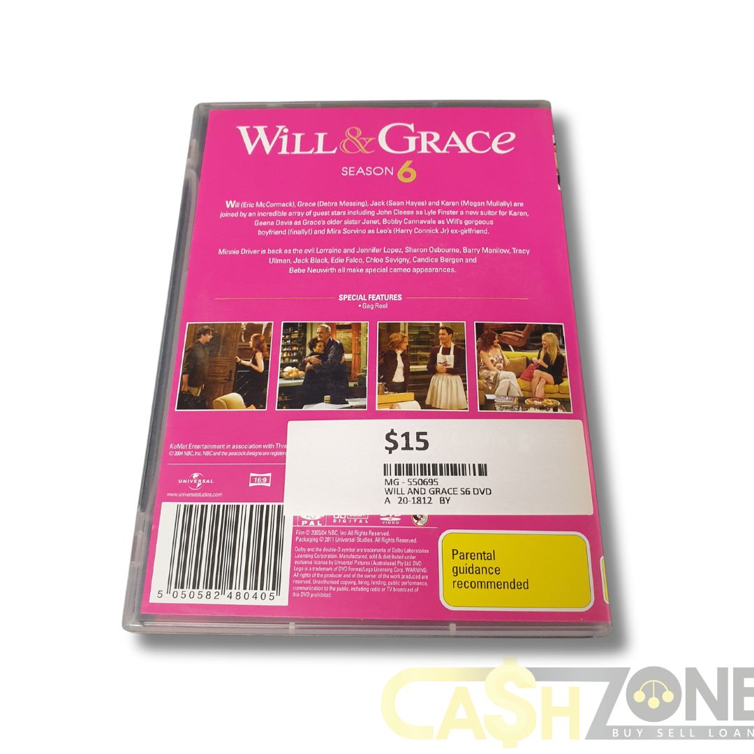 Will & Grace Season 6 DVD TV Series