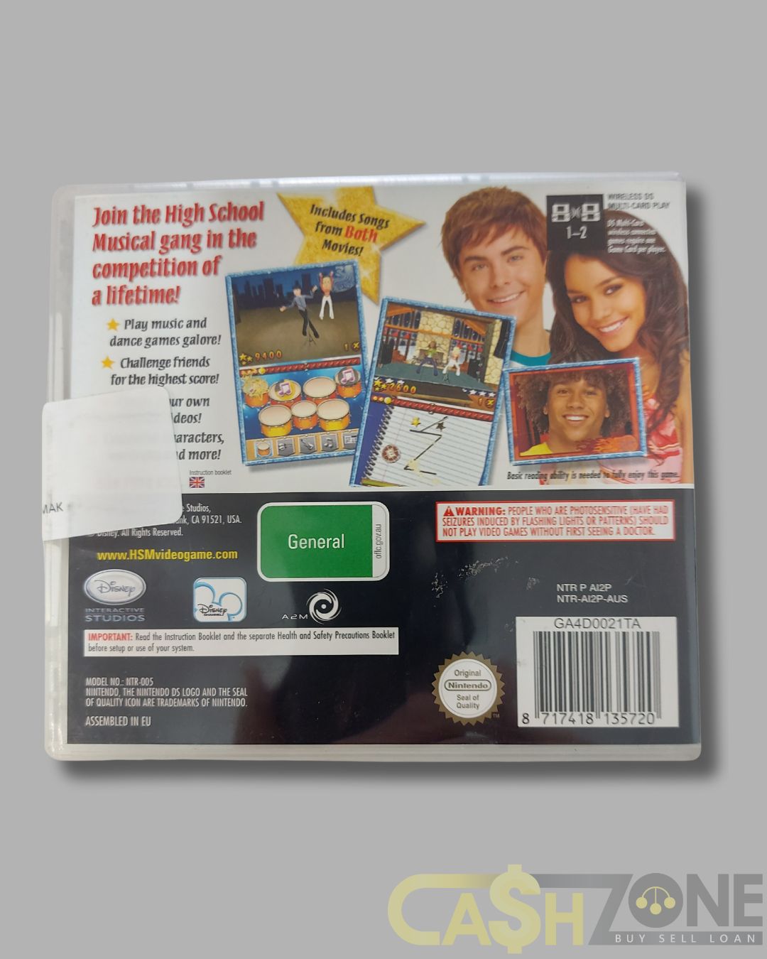 High School Musical: Makin' The Cut! Nintendo DS Game