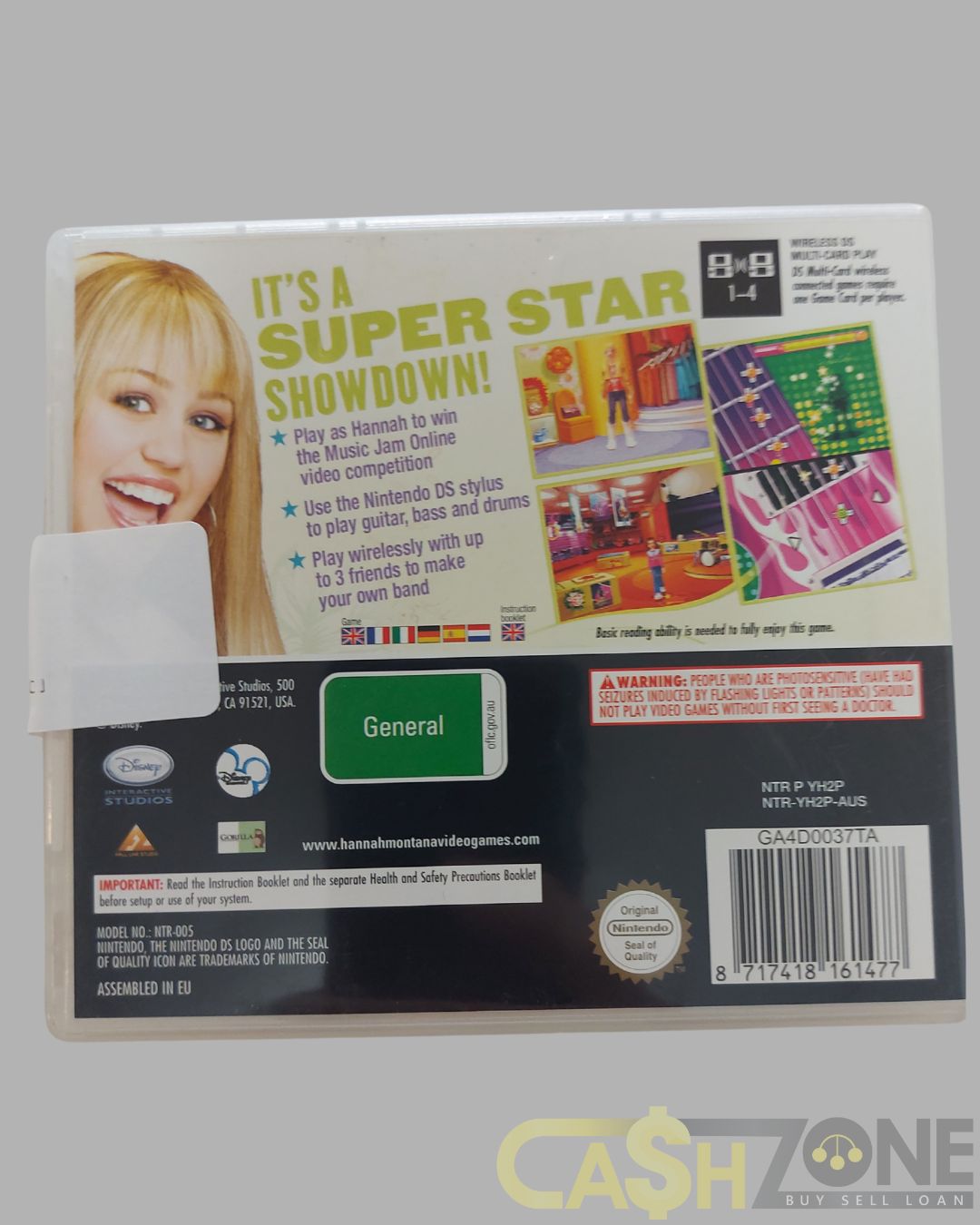 Hannah Montana Music Jam Nintendo DS