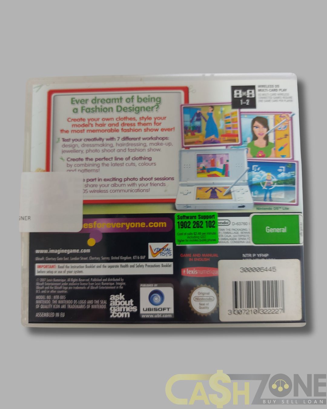 Imagine Fashion Designer Nintendo DS Game