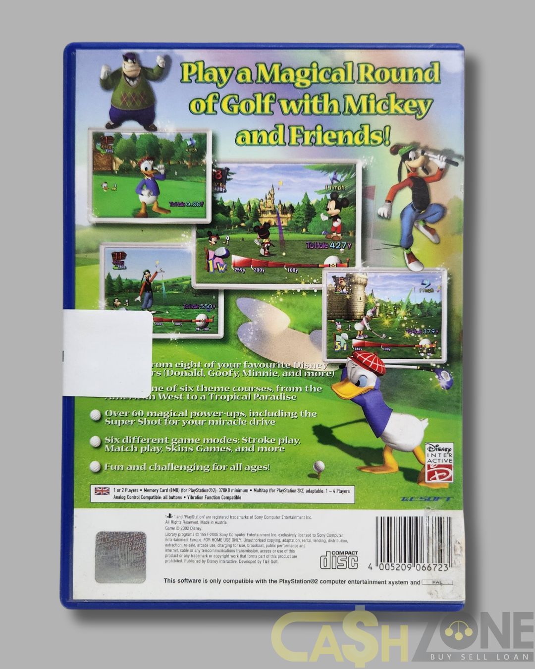 Disney Golf PS2 Game PAL