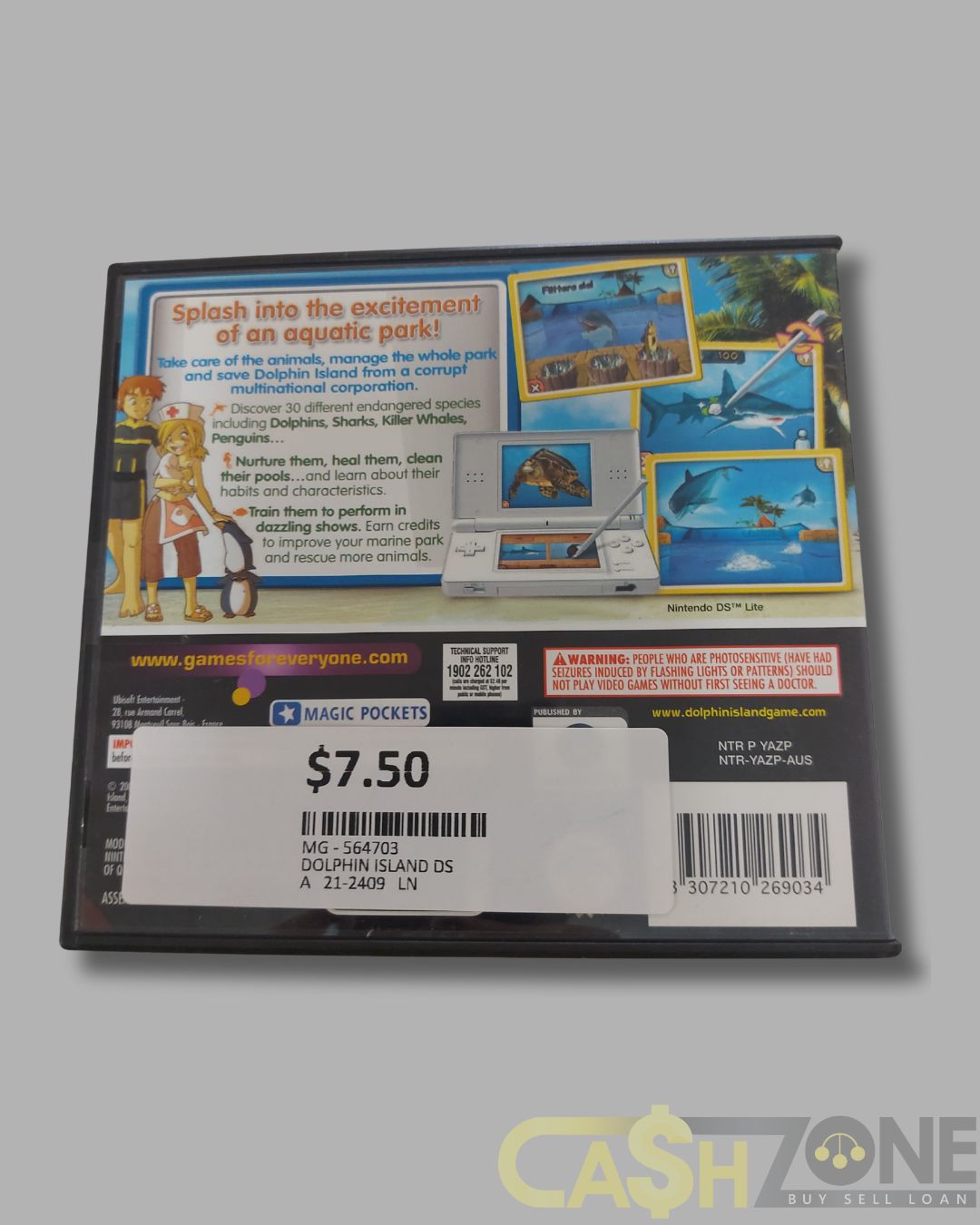 Dolphin Island Nintendo DS Game