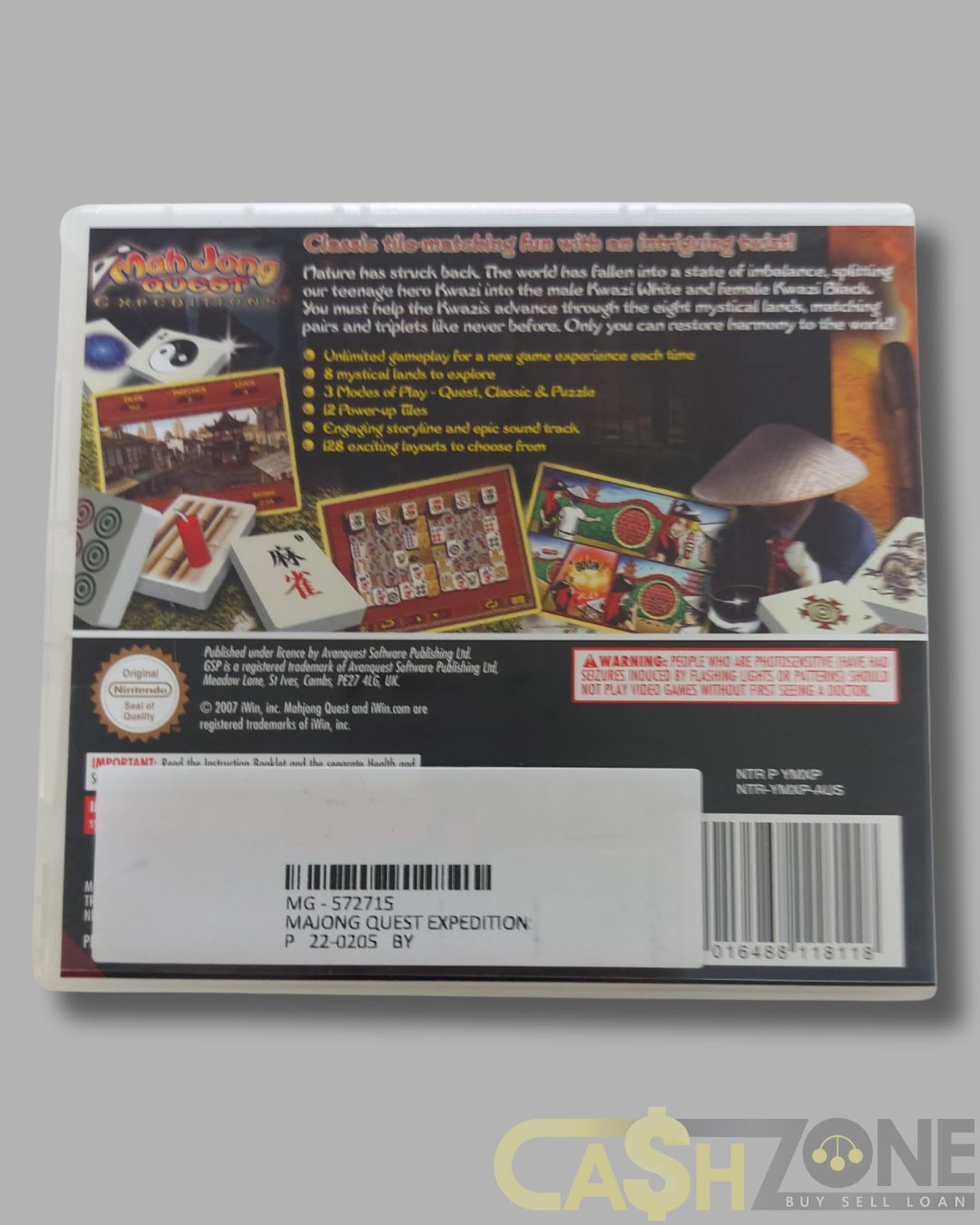 Mahjong Quest: Expedition Nintendo DS
