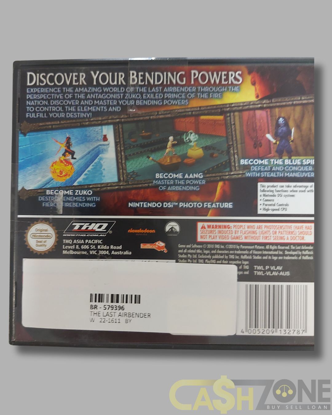 The Last Airbender Nintendo DS Game