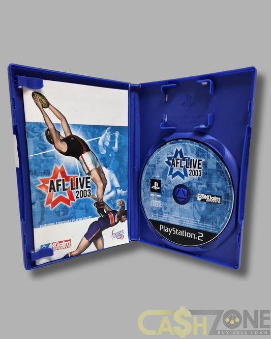 AFL Live 2003 PS2 Game PAL Version
