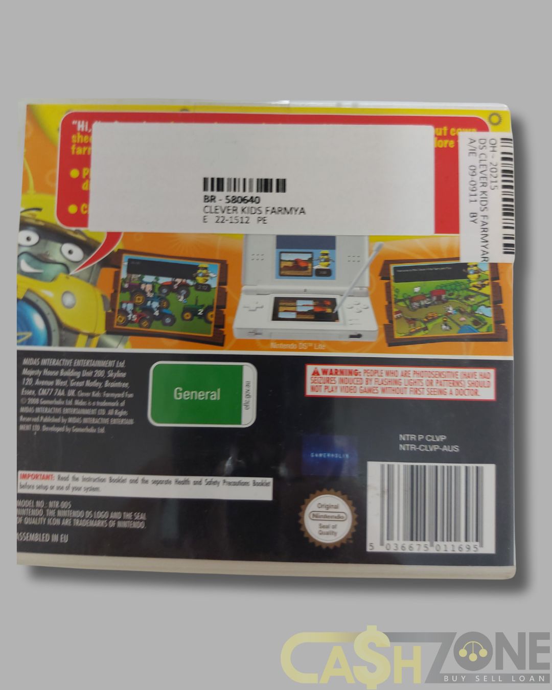 Clever Kids Farmyard Fun Nintendo DS