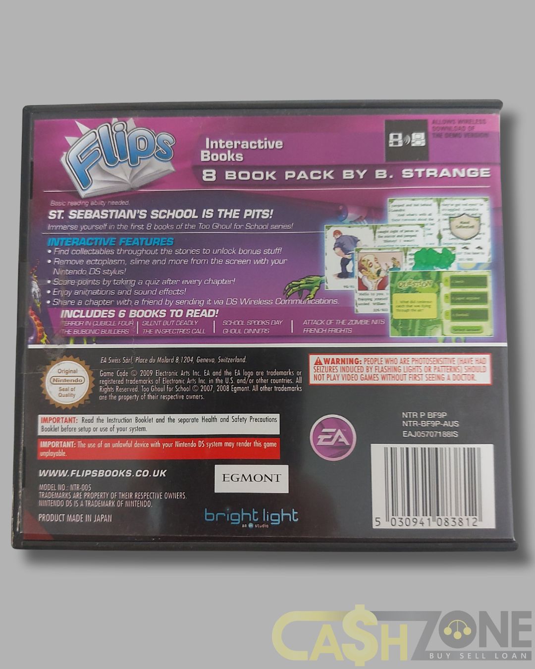 Flips: Too Ghoul For School Nintendo DS