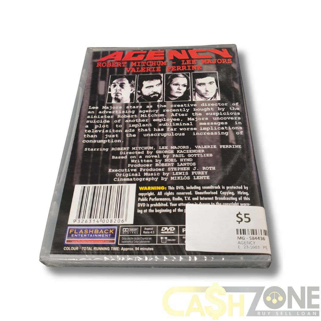 *SEALED* Agency DVD Movie