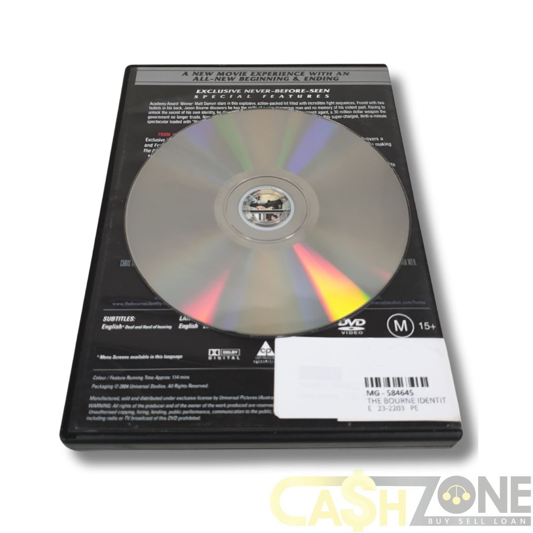 The Bourne Identity DVD Movie