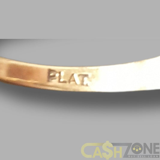 18CT Yellow Gold And Platinum Ring