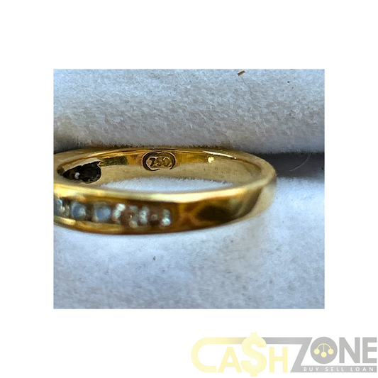 18CT Yellow Gold Ladies Ring