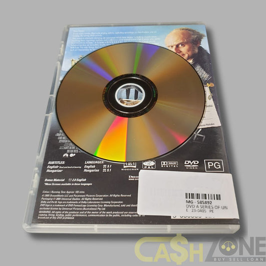 Lemony Snicket's A Series Of Unfortunate Events DVD Movie