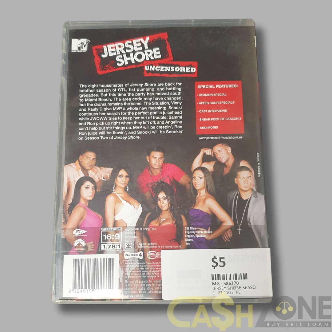 Jersey Shore Season Two DVD TV Series