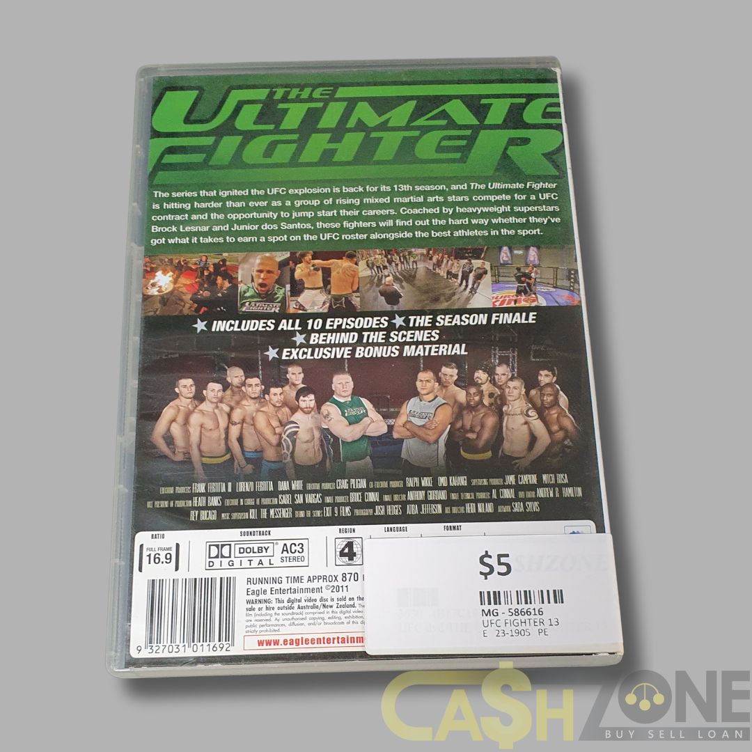 Ultimate Fighter 13: Team Lesnar vs. Team Dos Santos DVD TV Series