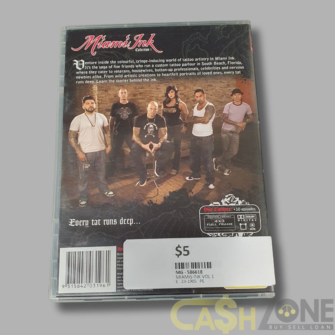 Miami Ink Collection 1 DVD TV Series