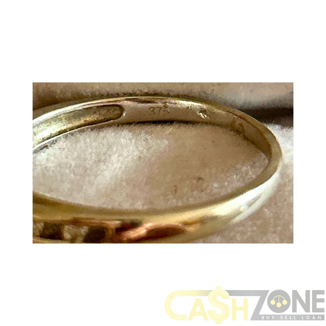 Ladies 9ct White Gold Clear Stone Bridal Set