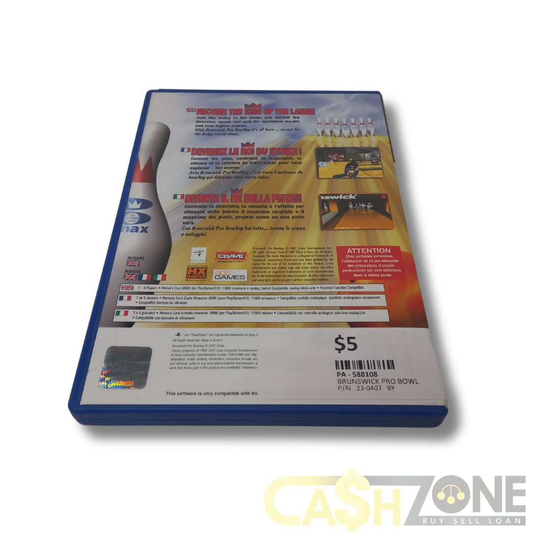 Brunswick Pro Bowling PS2 Game