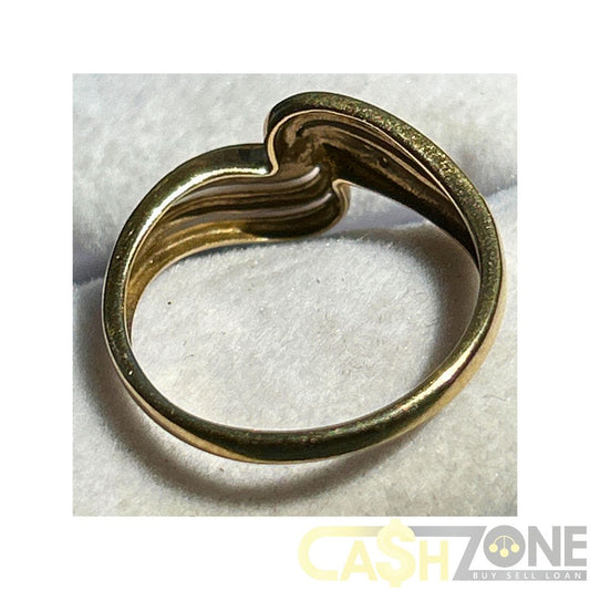 9CT White/Yellow Gold Ladies Ring