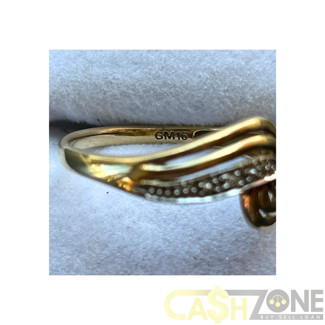 9CT White/Yellow Gold Ladies Ring