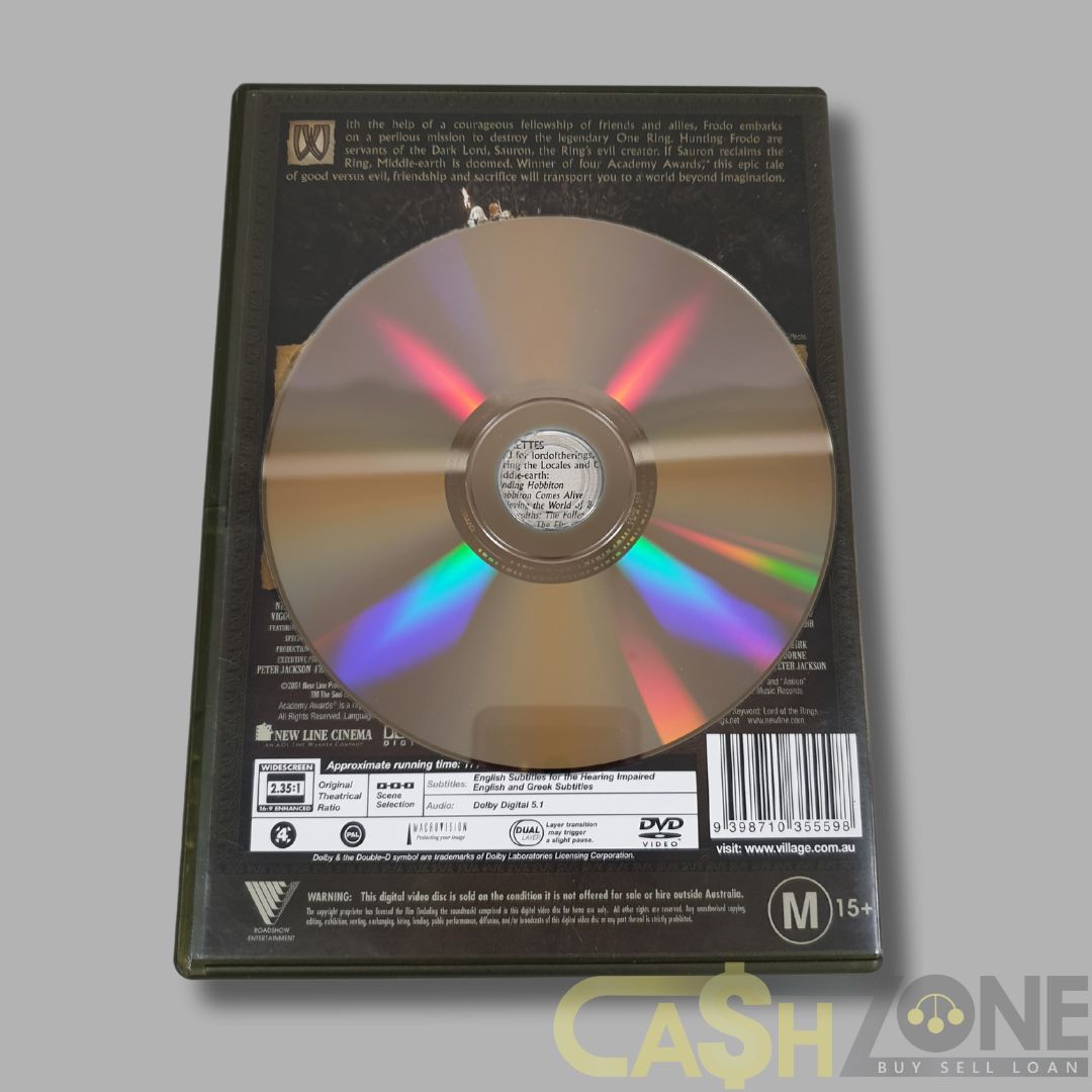 The Lord Of The Rings: The Fellowship Of The Ring DVD Movie
